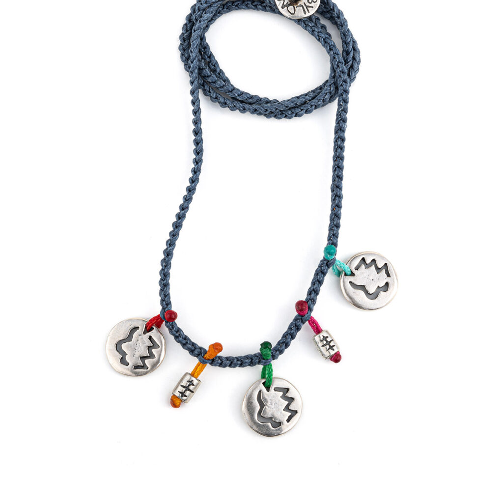 Communication Necklace 935° Sterling Silver