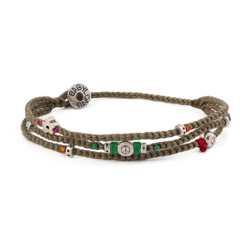 Peace out Trust Bracelet 935° Sterling Silver