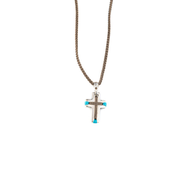 Cross Κολιέ 935° Ασήμι