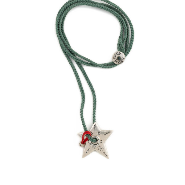 The Star of Happiness Necklace 935° Sterling Silver