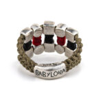 Brown Metal Ring 935° Sterling Silver - Image 2