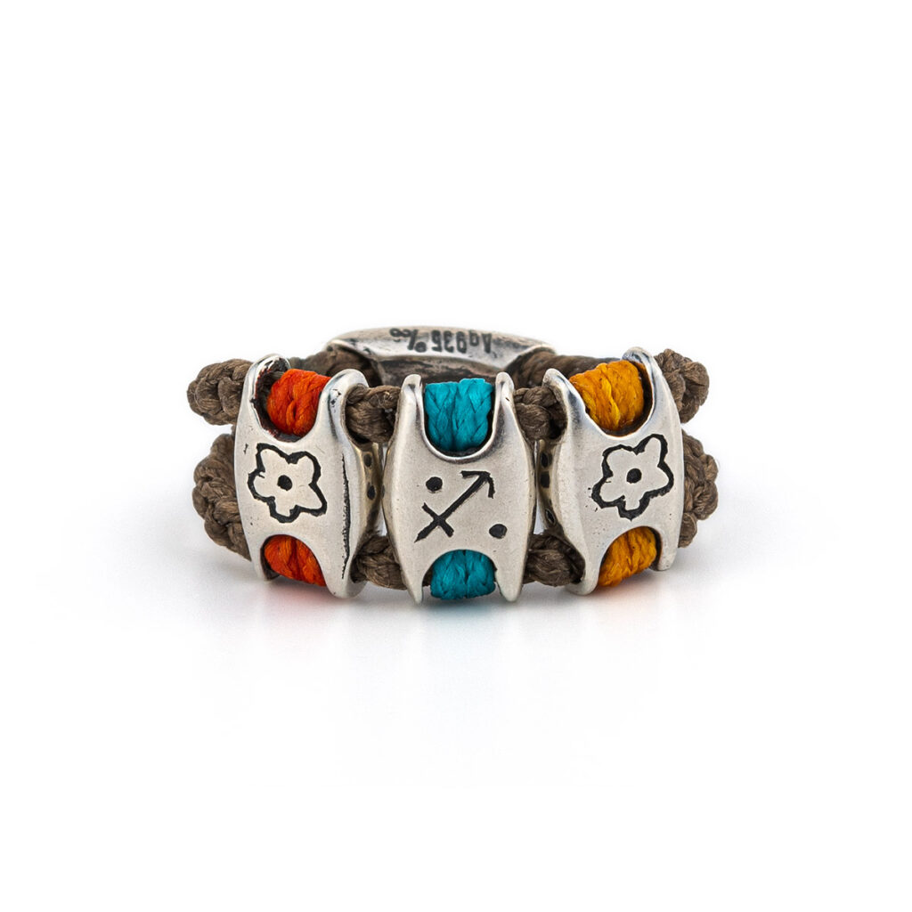Fantasy & Trust Ring 935° Sterling Silver