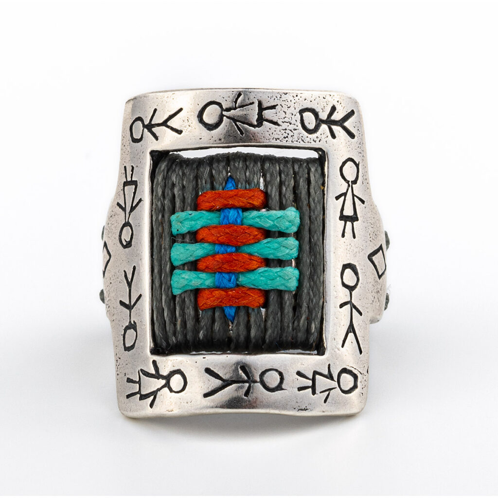 Human Communication Ring 935° Sterling Silver