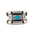 Blue Faith Ring 935° Sterling Silver