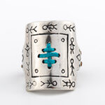 Communication Ring 935° Sterling Silver