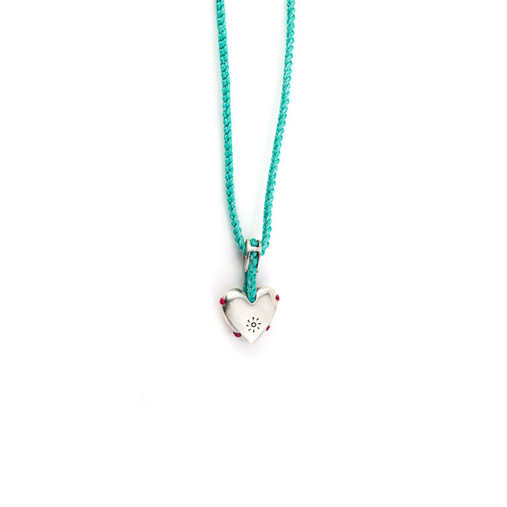 Heart Necklace 935° Sterling Silver
