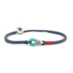 Choose Happy Bracelet 935° Sterling Silver