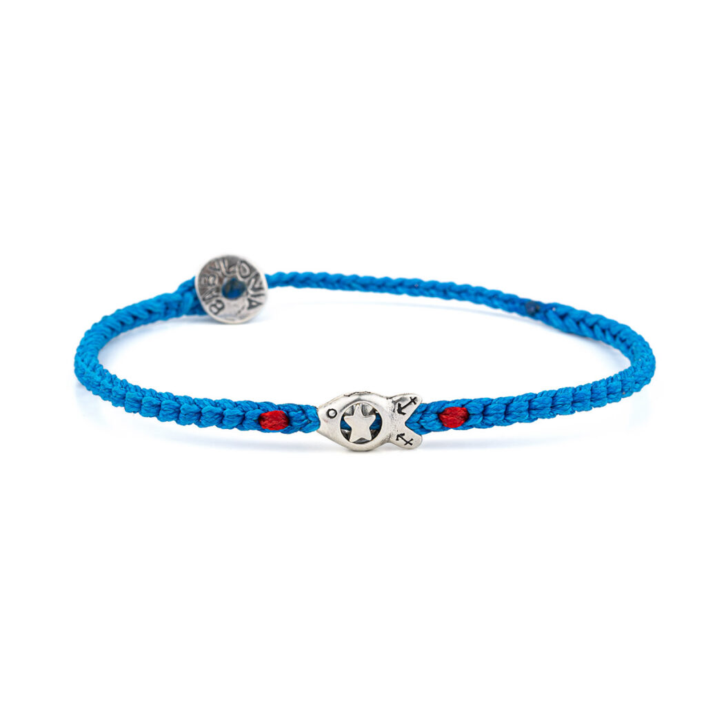 Fish for Hope Bracelet 935° Sterling Silver
