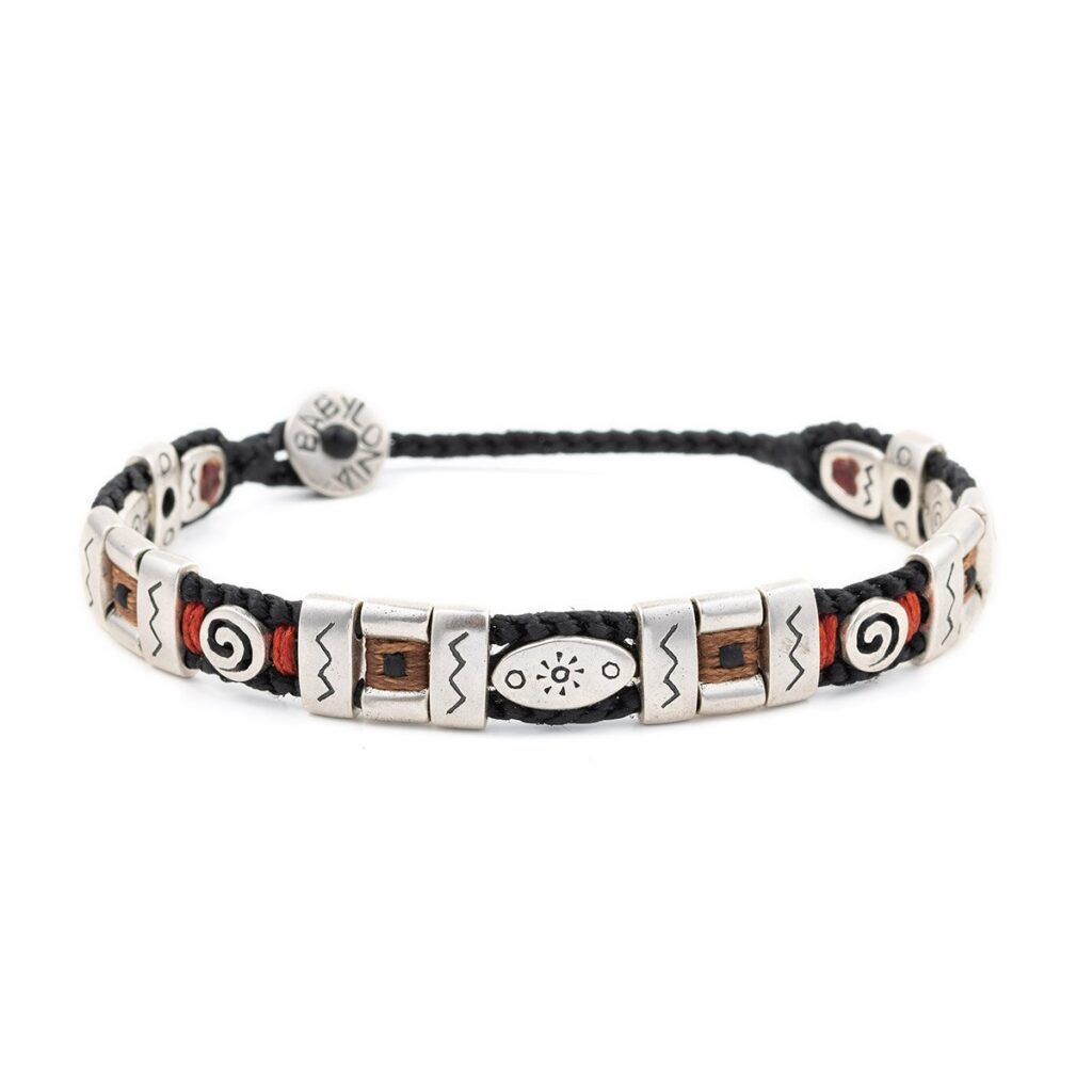 Happy Sentiment Bracelet 935° Sterling Silver
