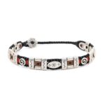 Happy Sentiment Bracelet 935° Sterling Silver