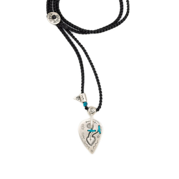 Love You Necklace 935° Sterling Silver