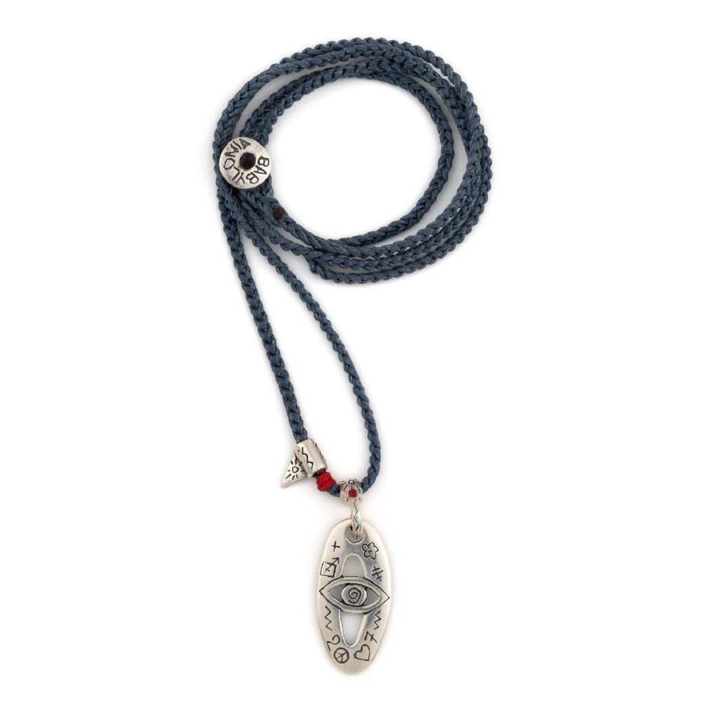 Eye Necklace 935° Sterling Silver