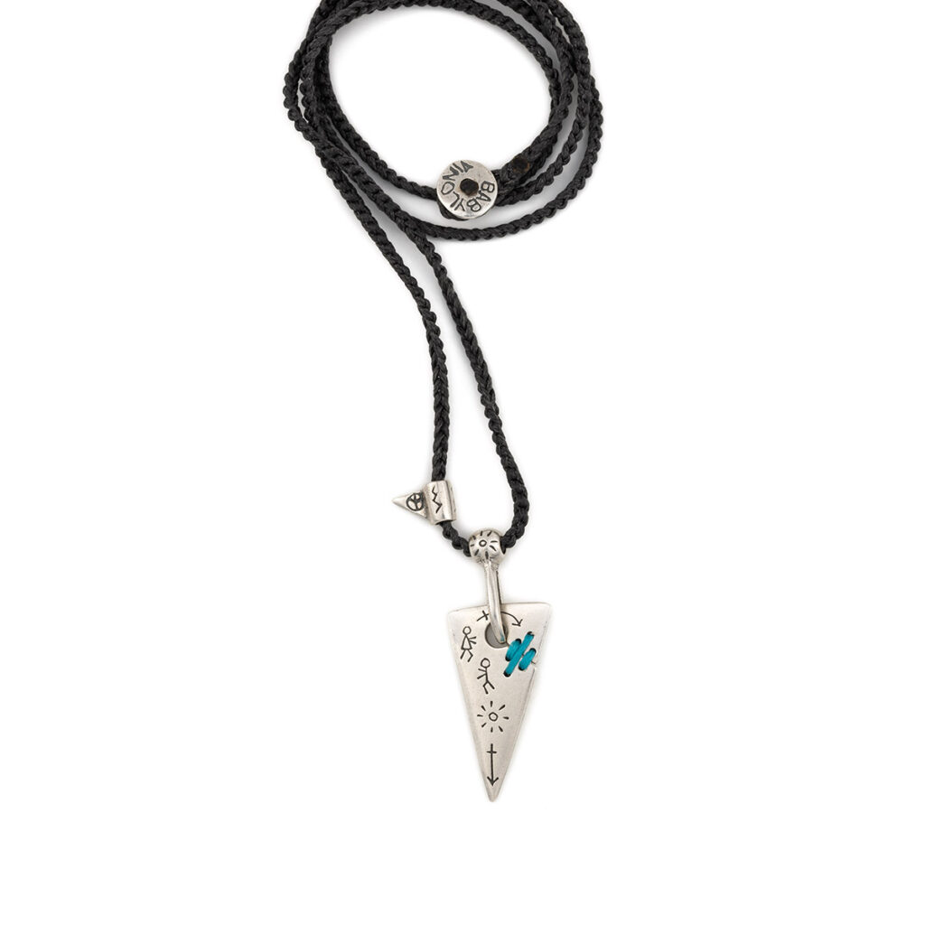 Two Ambitious & Optimistic Soul Necklace 935° Sterling Silver