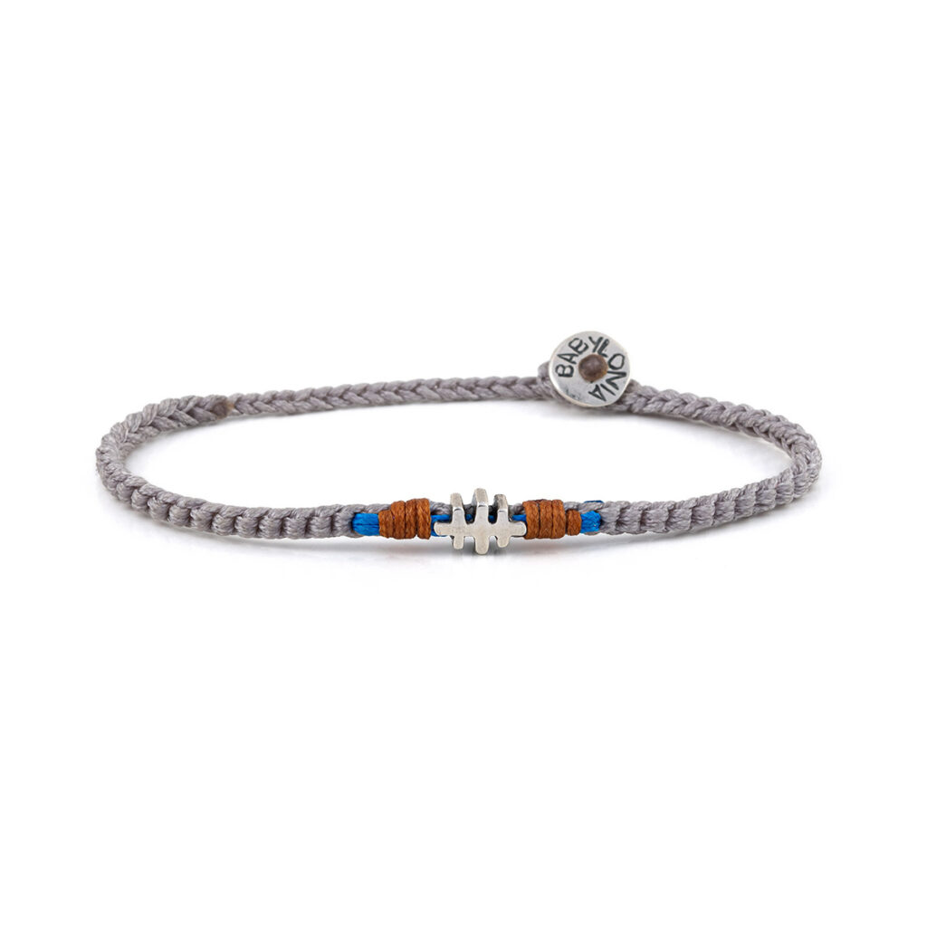 Grey Antenna Bracelet 935° Sterling Silver