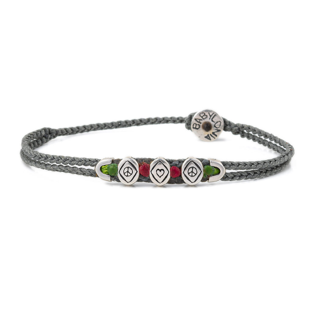 Peaceful Love Bracelet 935° Sterling Silver