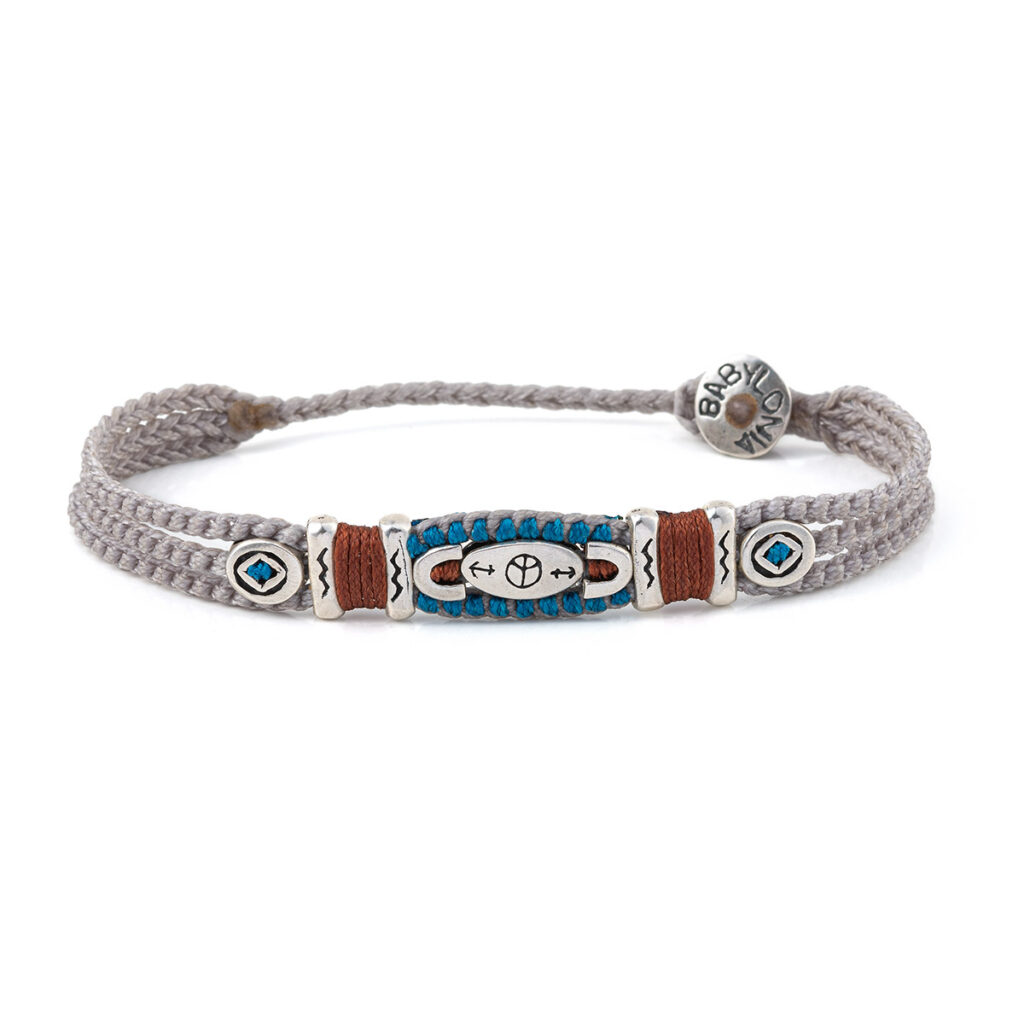 Peace in Circles Bracelet 935° Sterling Silver