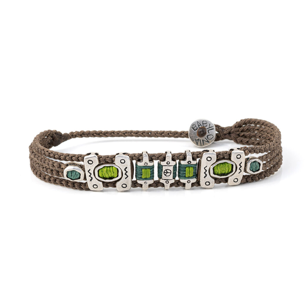 Peace in a Pond Bracelet 935° Sterling Silver