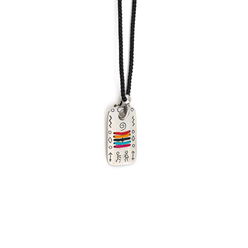 Me & You Together Necklace 935° Sterling Silver