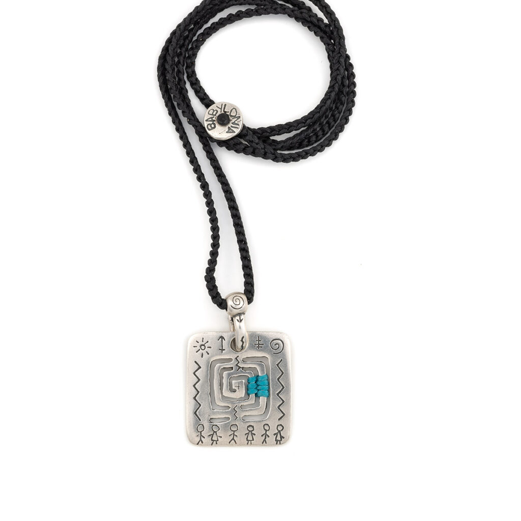 Good Happy Vibes Necklace 935° Sterling Silver