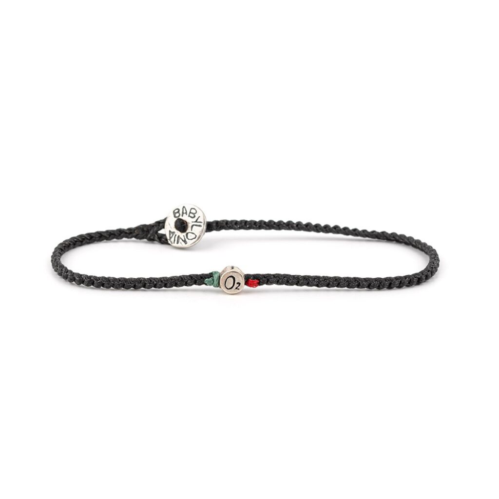 Breathe Deep Anklet 935° Sterling Silver