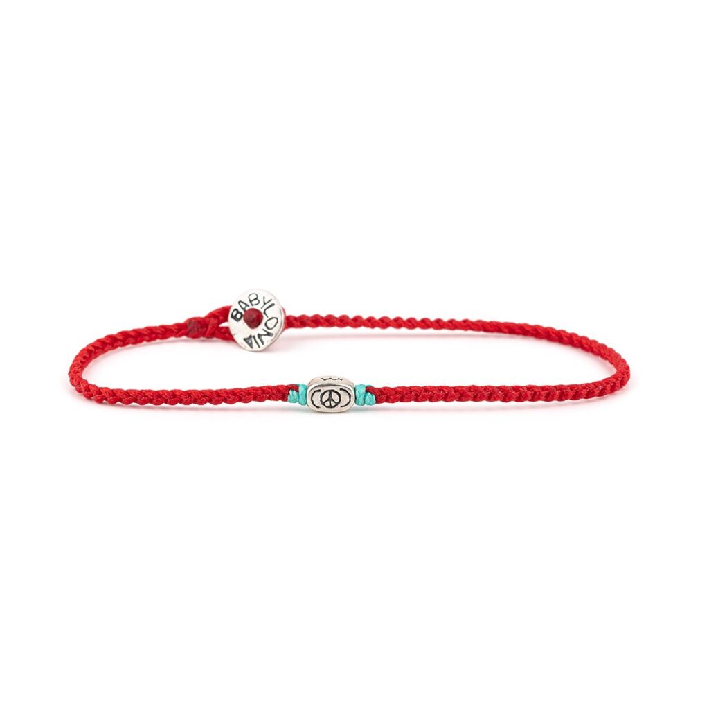 Peace Out Bracelet 935° Sterling Silver