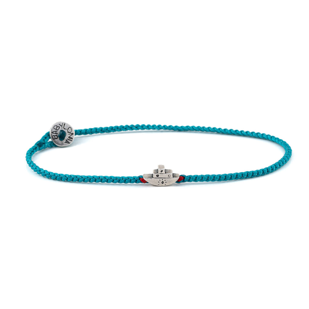 Happy Submarine Bracelet 935° Sterling Silver