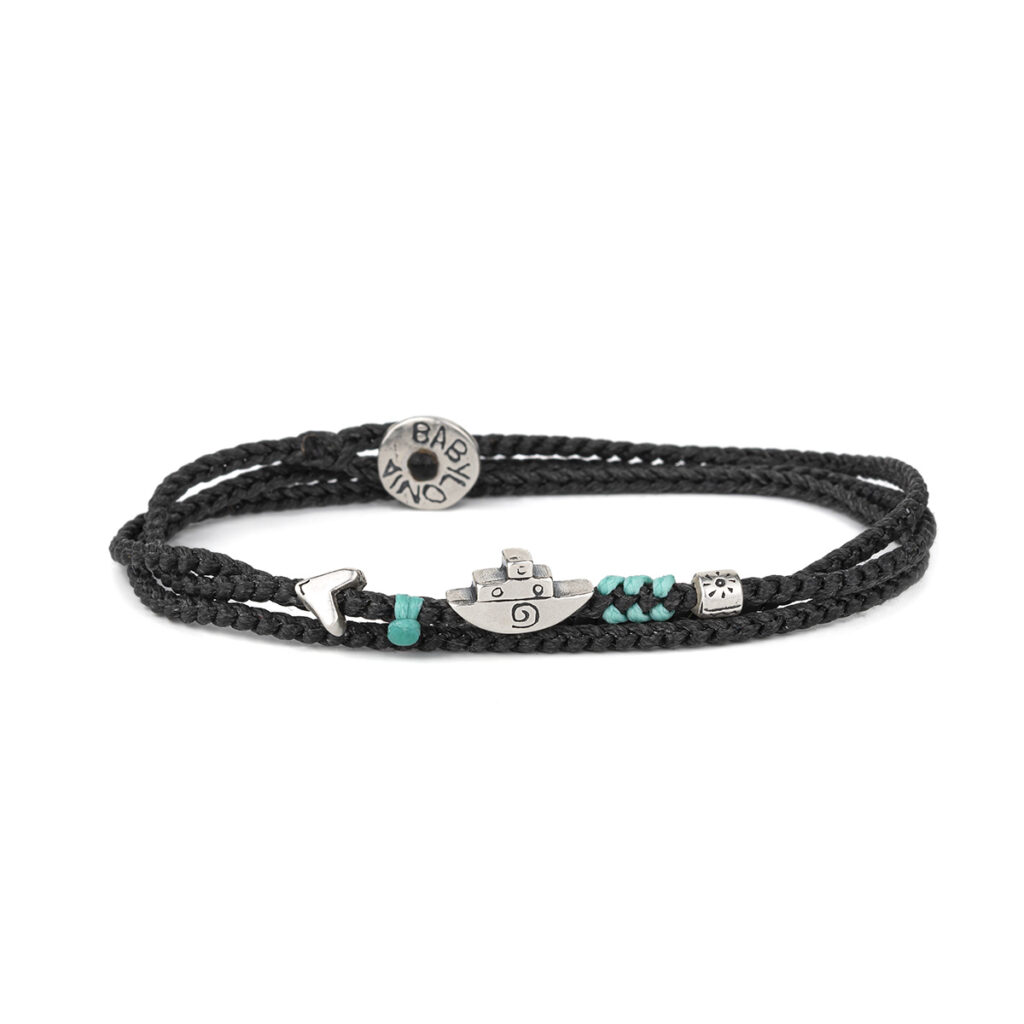 The Soul Boat Bracelet 935° Sterling Silver