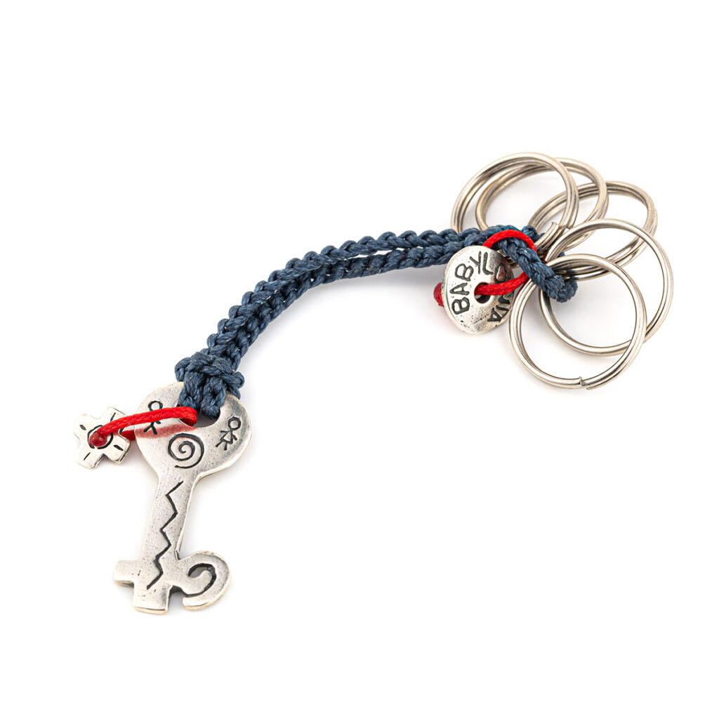 Home Peace Keychain 935° Sterling Silver