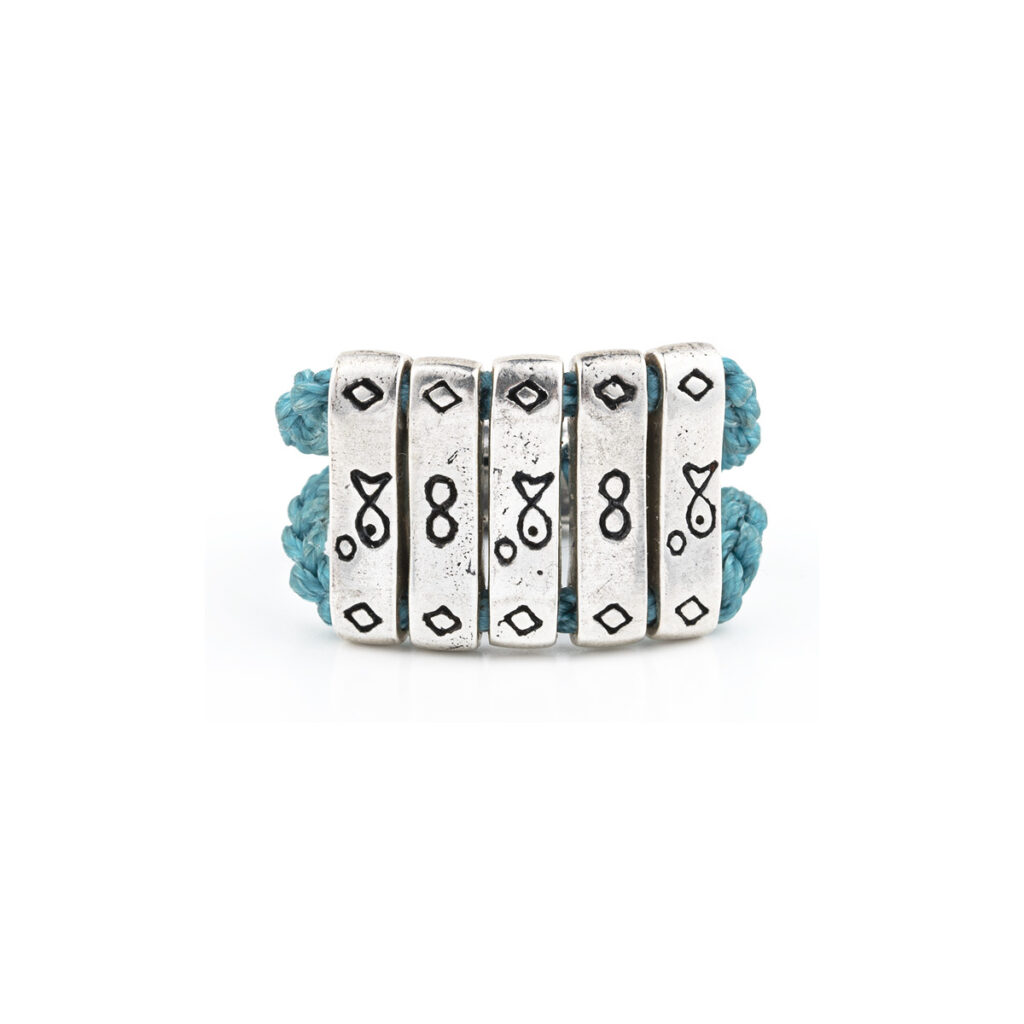 Swimming Together Ring 935° Sterling Silver