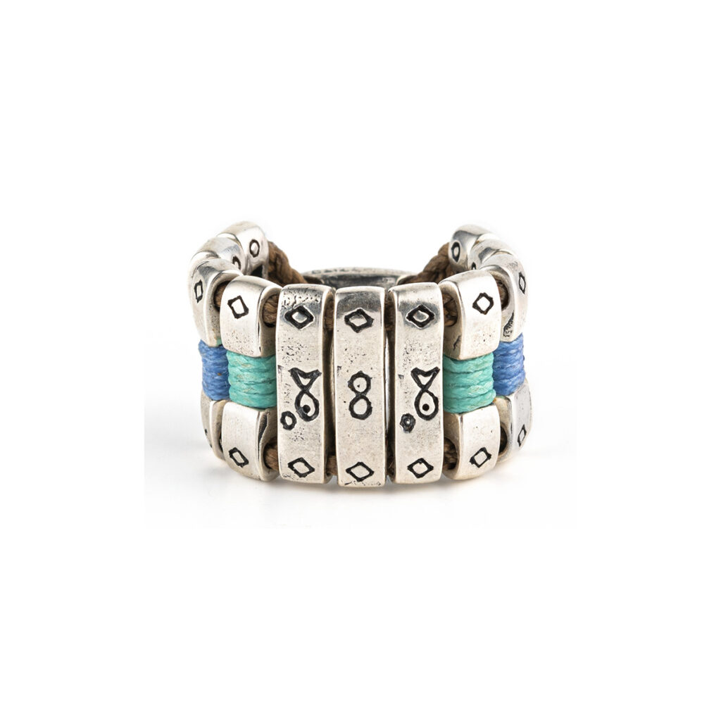 To the Sea and Back Ring 935° Sterling Silver