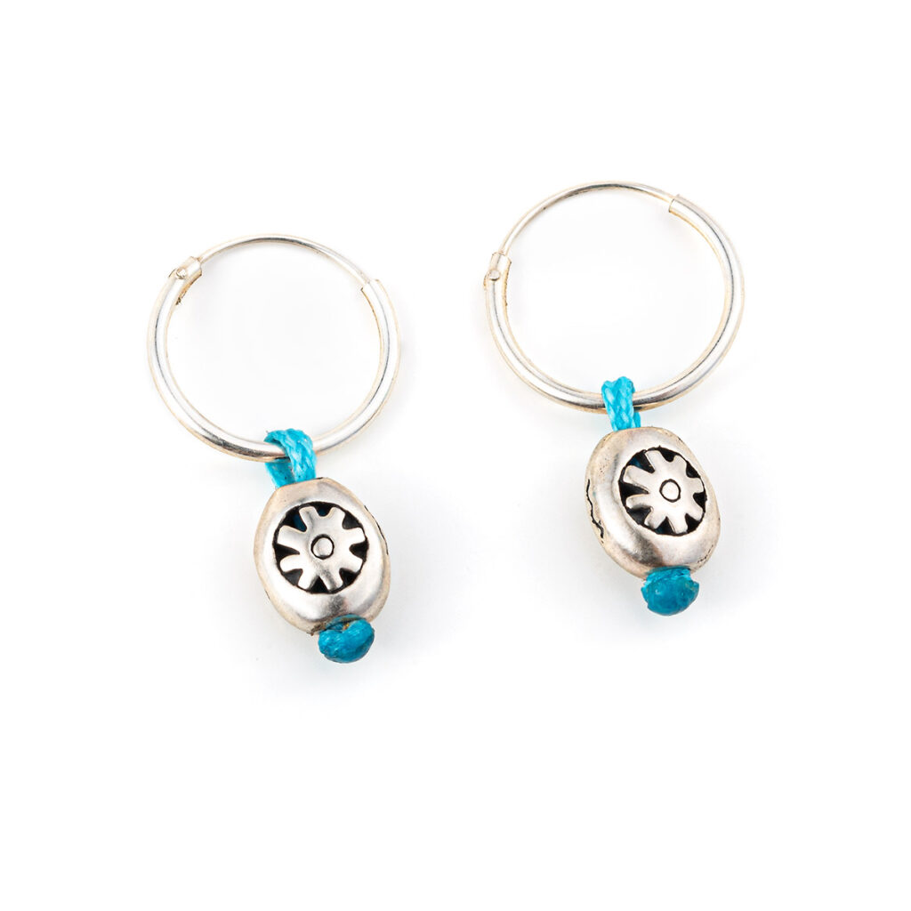 Sun Earrings 935° Sterling Silver