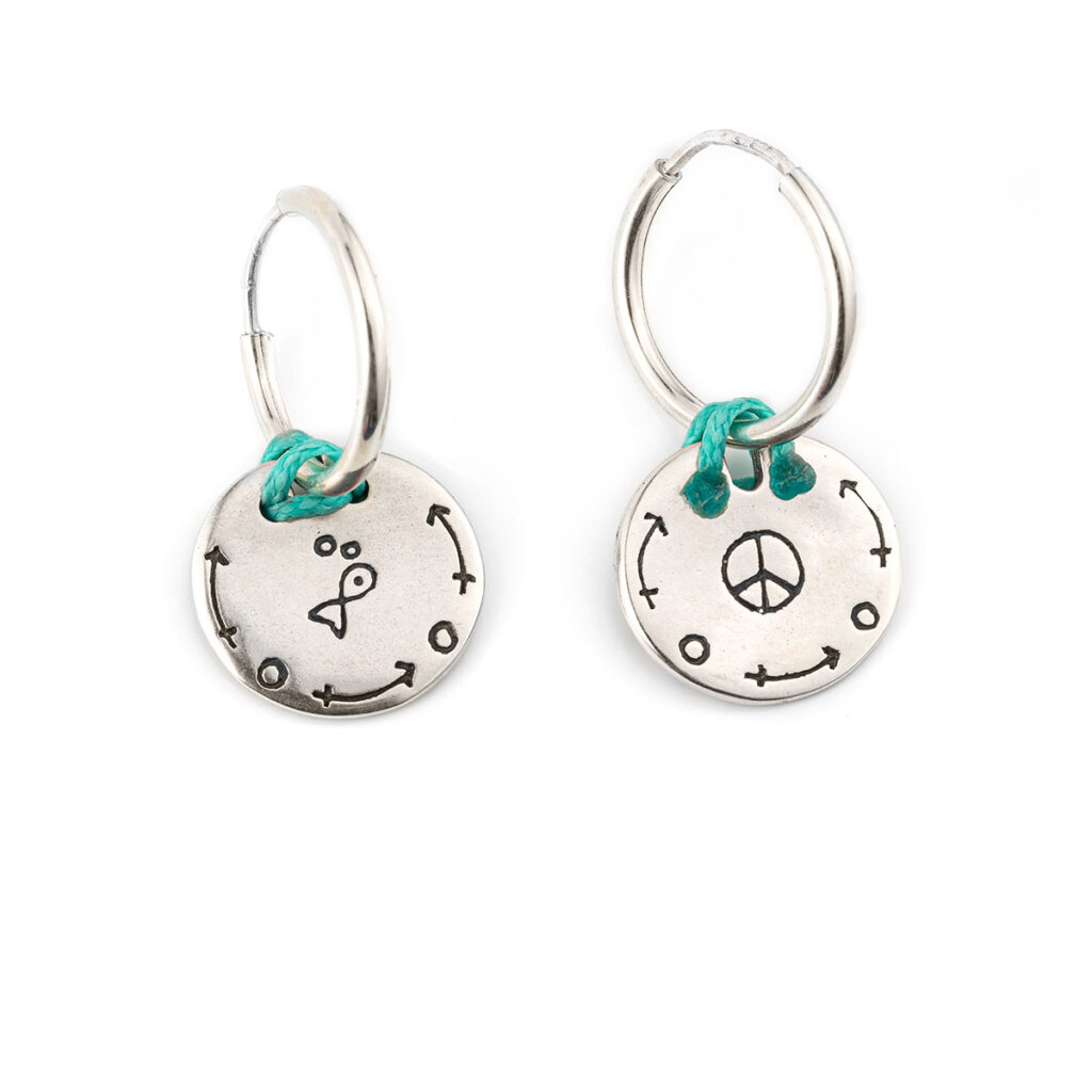 Adaptability Earrings 935° Sterling Silver