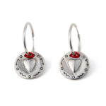 Love Σκουλαρίκια 935° Ασήμι