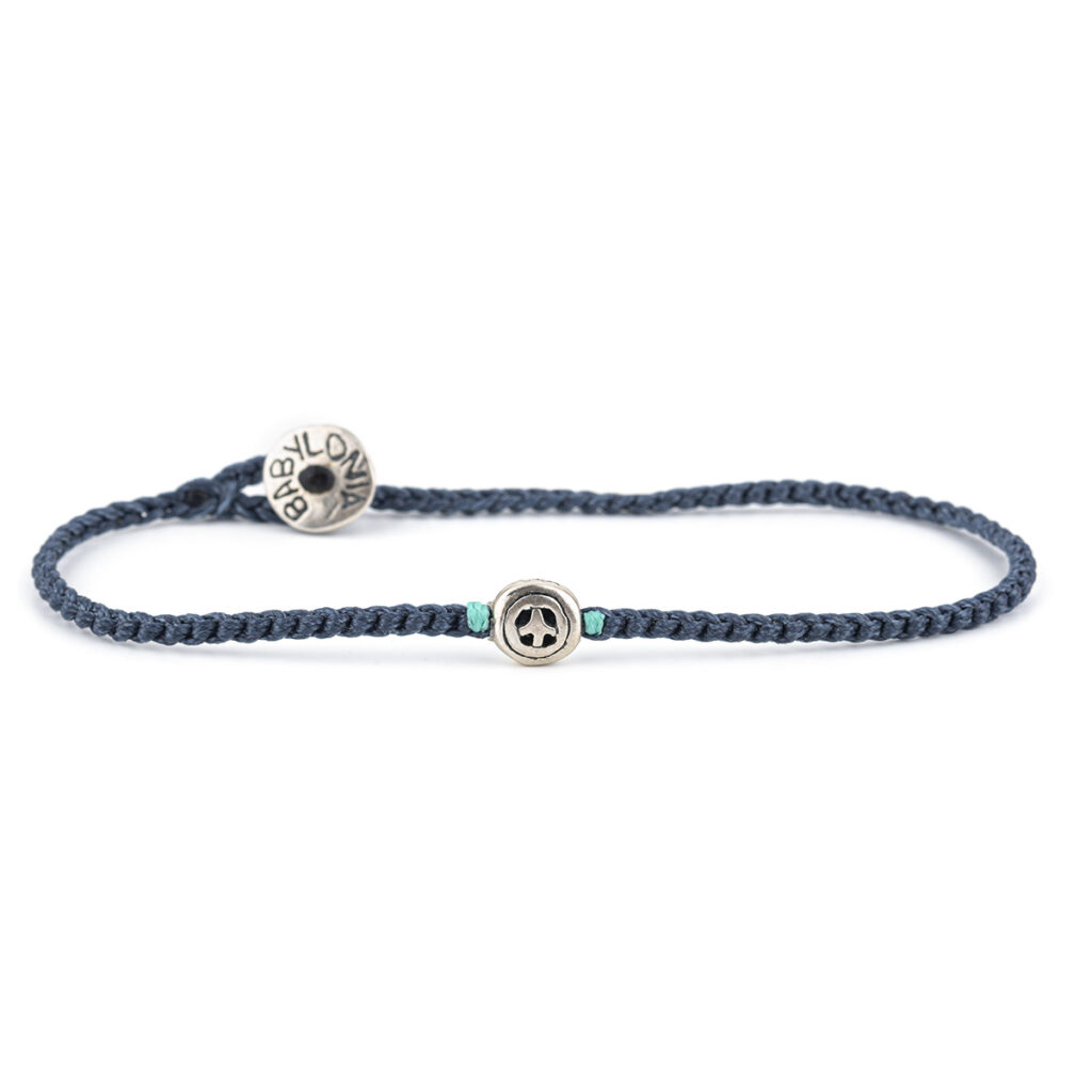 Peace in Circle Bracelet 935° Sterling Silver
