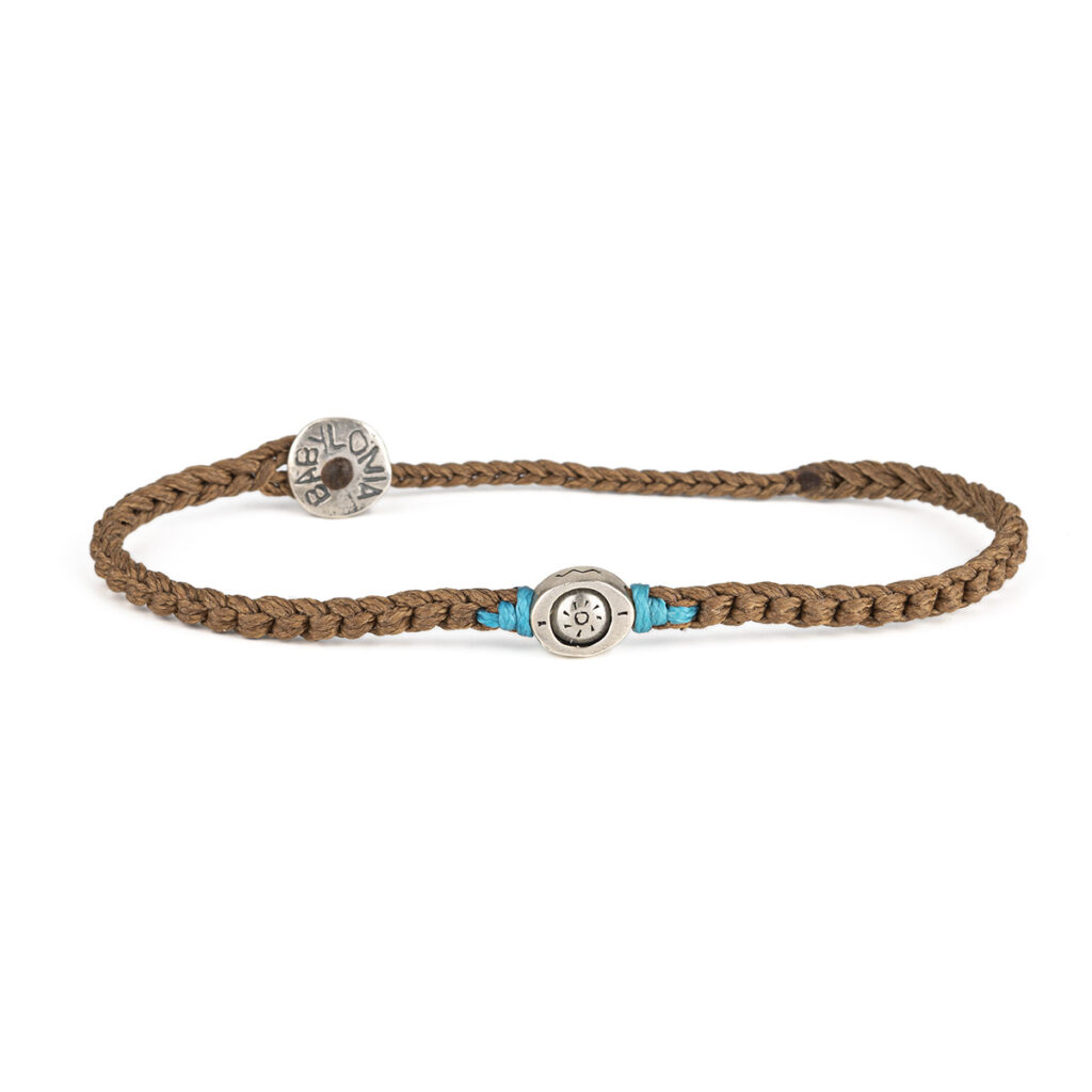 Round Sun Around Bracelet 935° Sterling Silver
