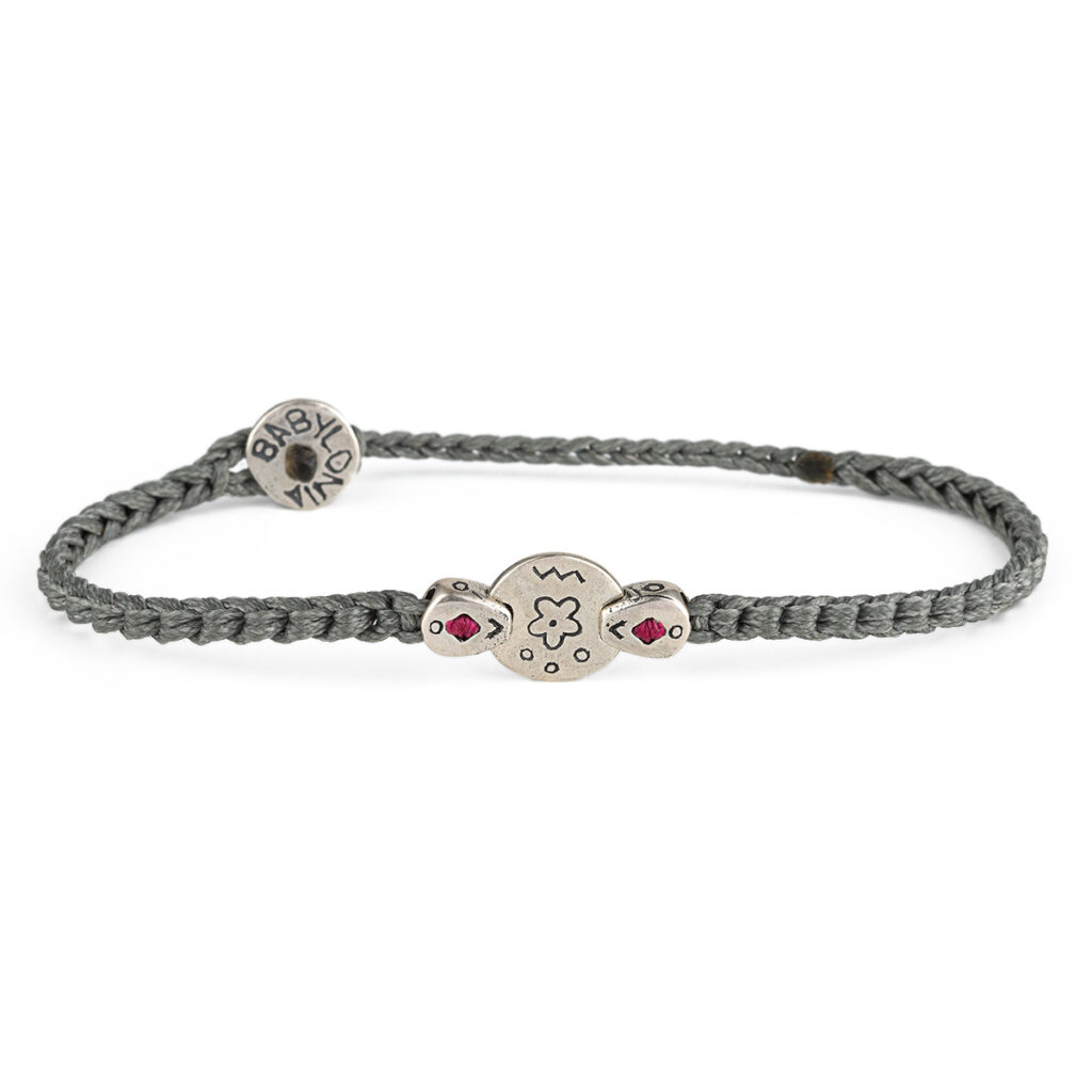 Trust on a Platter Bracelet 935° Sterling Silver