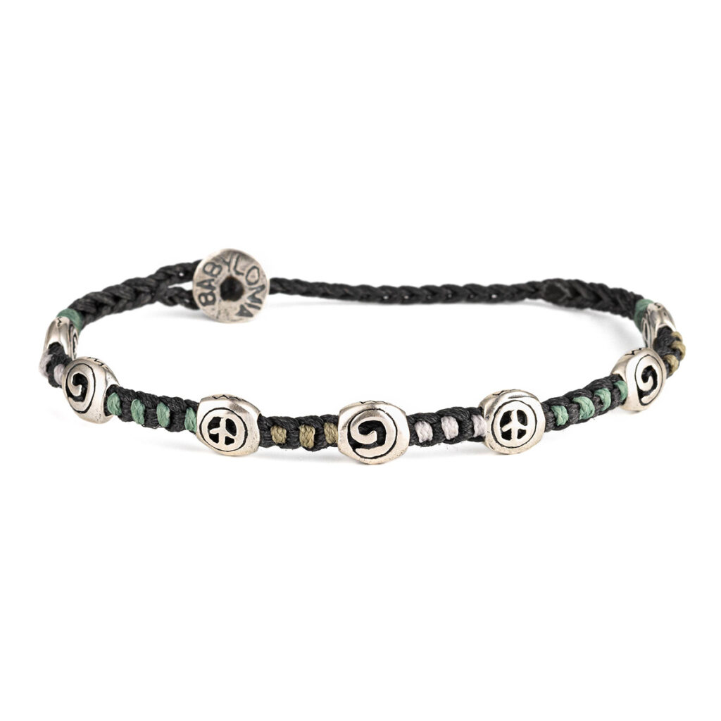 Find Your Peace Bracelet 935° Sterling Silver