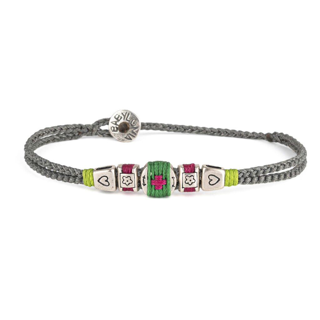 Colorful Faith Bracelet 935° Sterling Silver