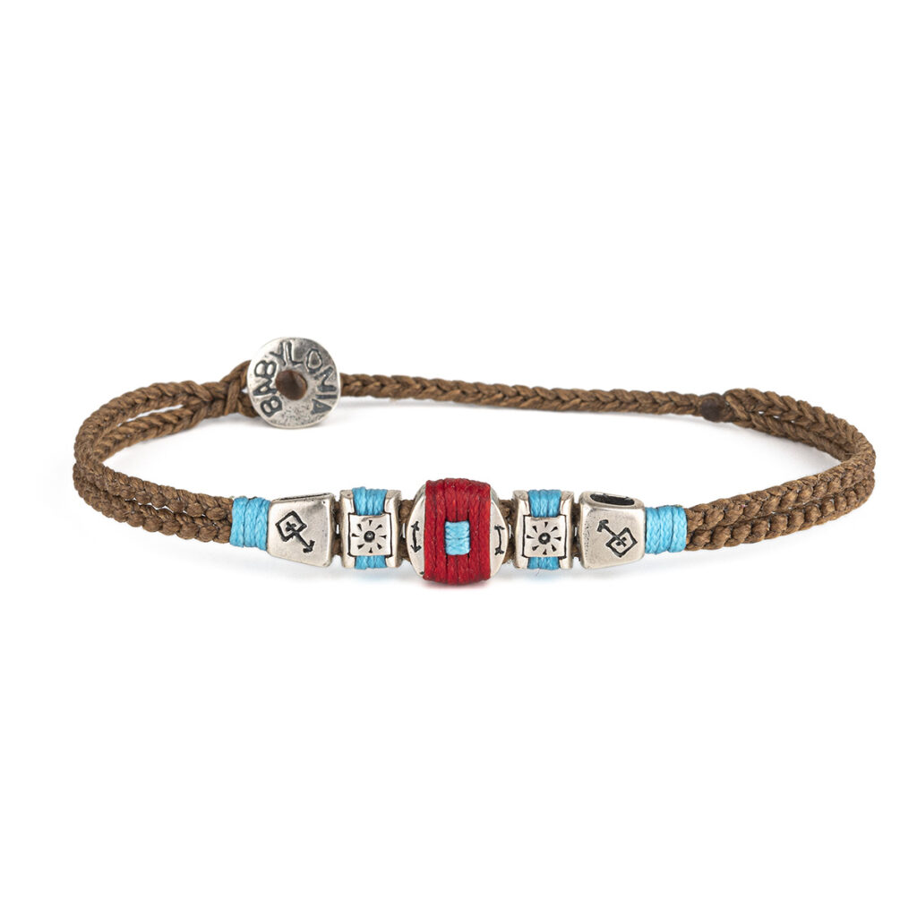 Round Fantasy Sun Bracelet 935° Sterling Silver