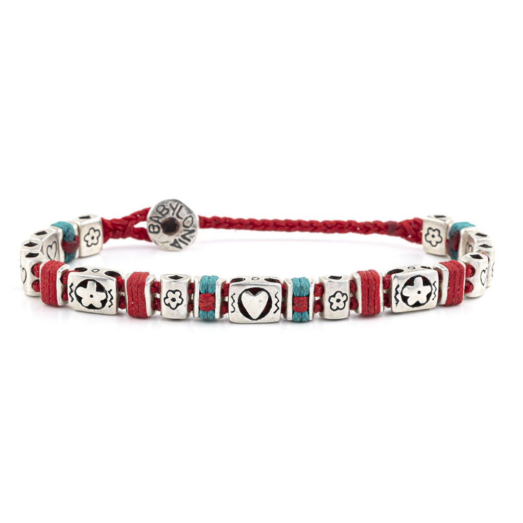 Love in a Row Bracelet 935° Sterling Silver