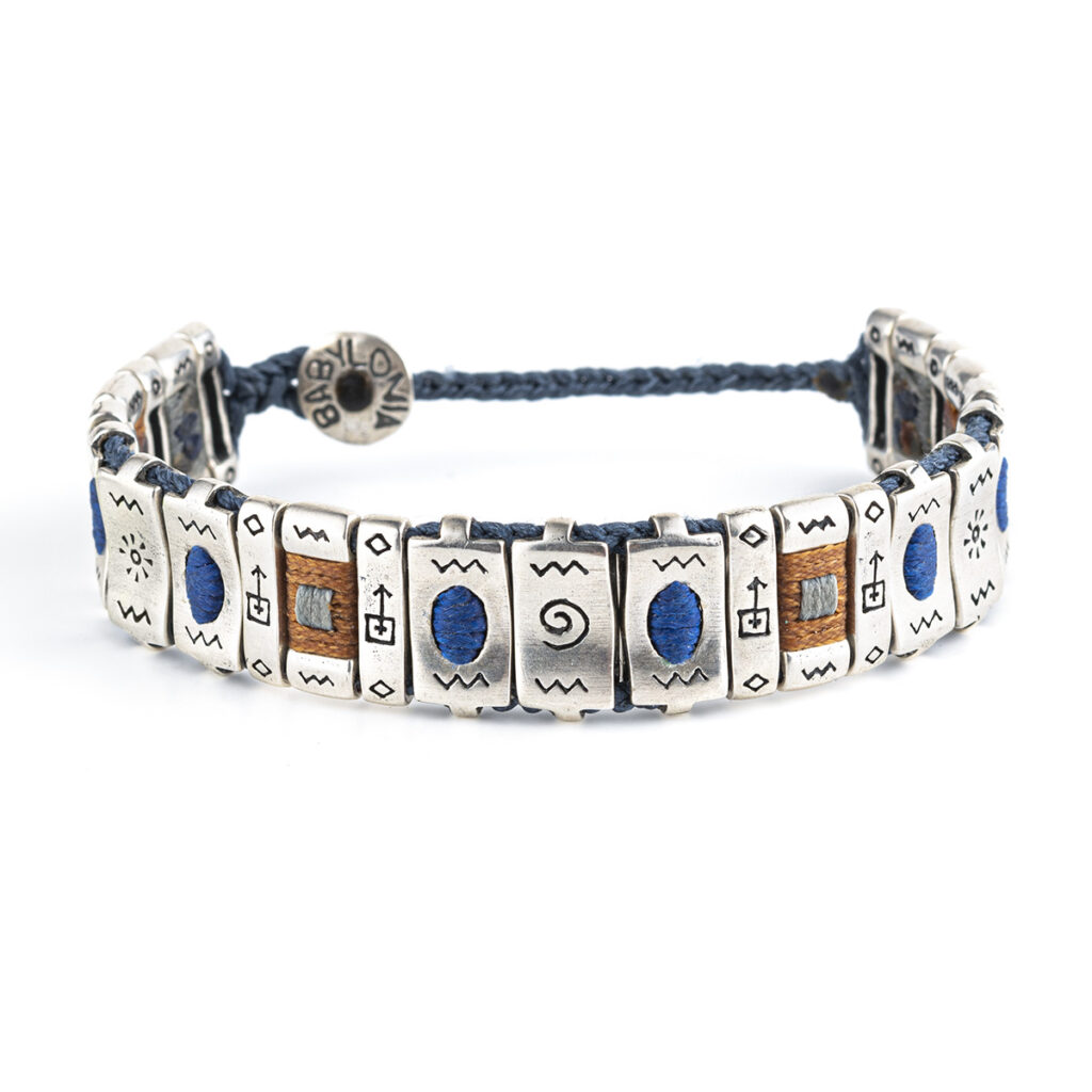 Bars of Fantasy Bracelet 935° Sterling Silver