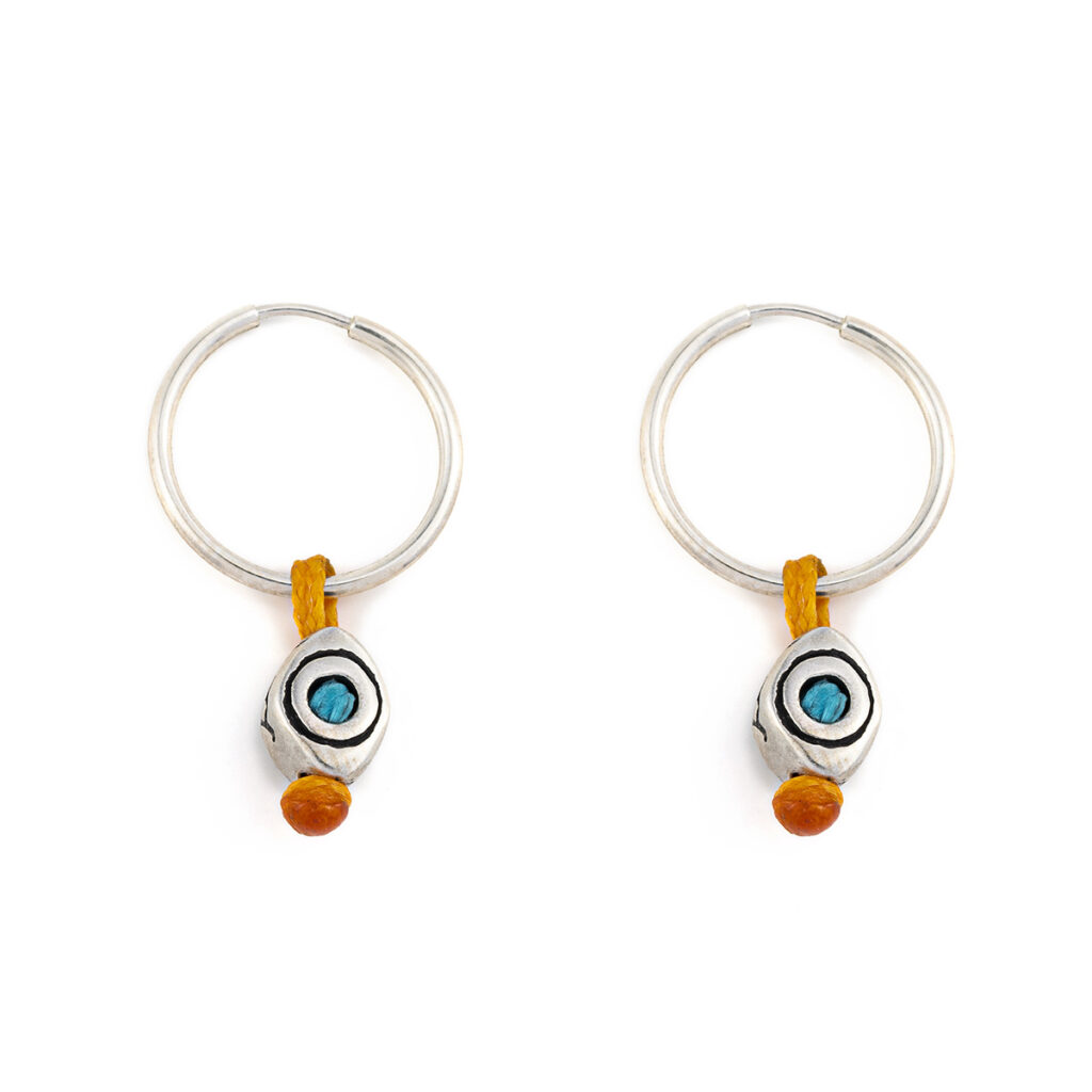 Circle of Trust Earrings 935° Sterling Silver