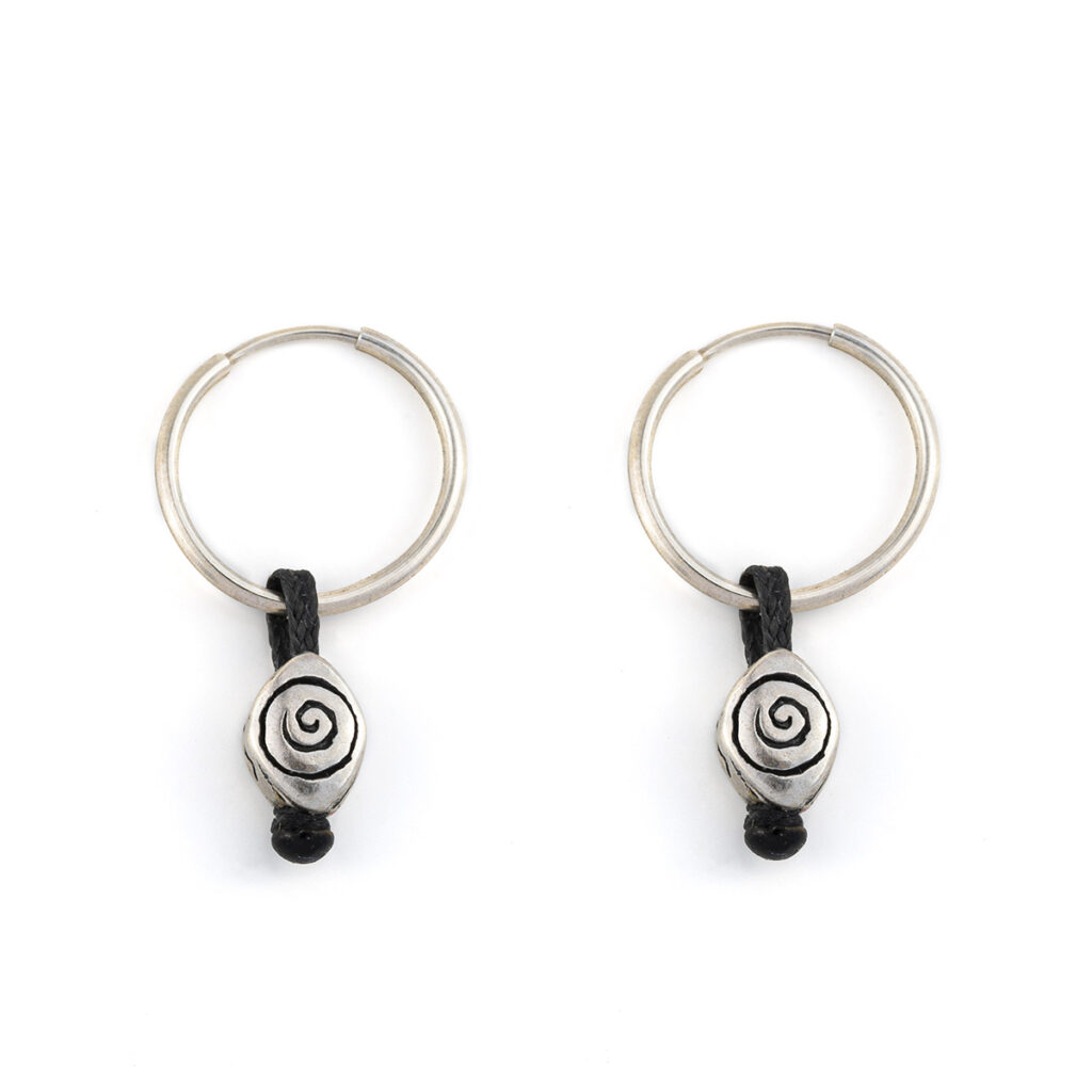Trust Your Soul Earrings 935° Sterling Silver