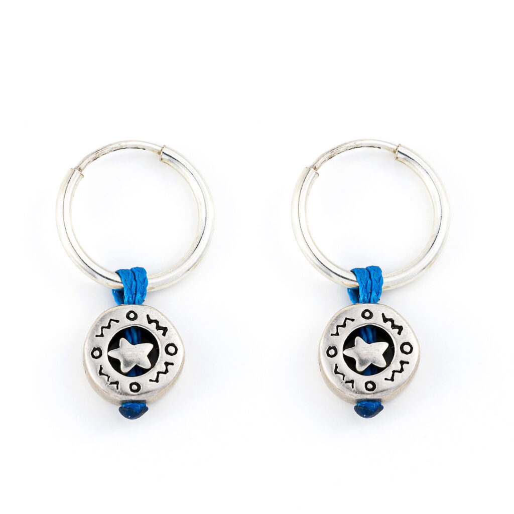 Hope me Earrings 935° Sterling Silver