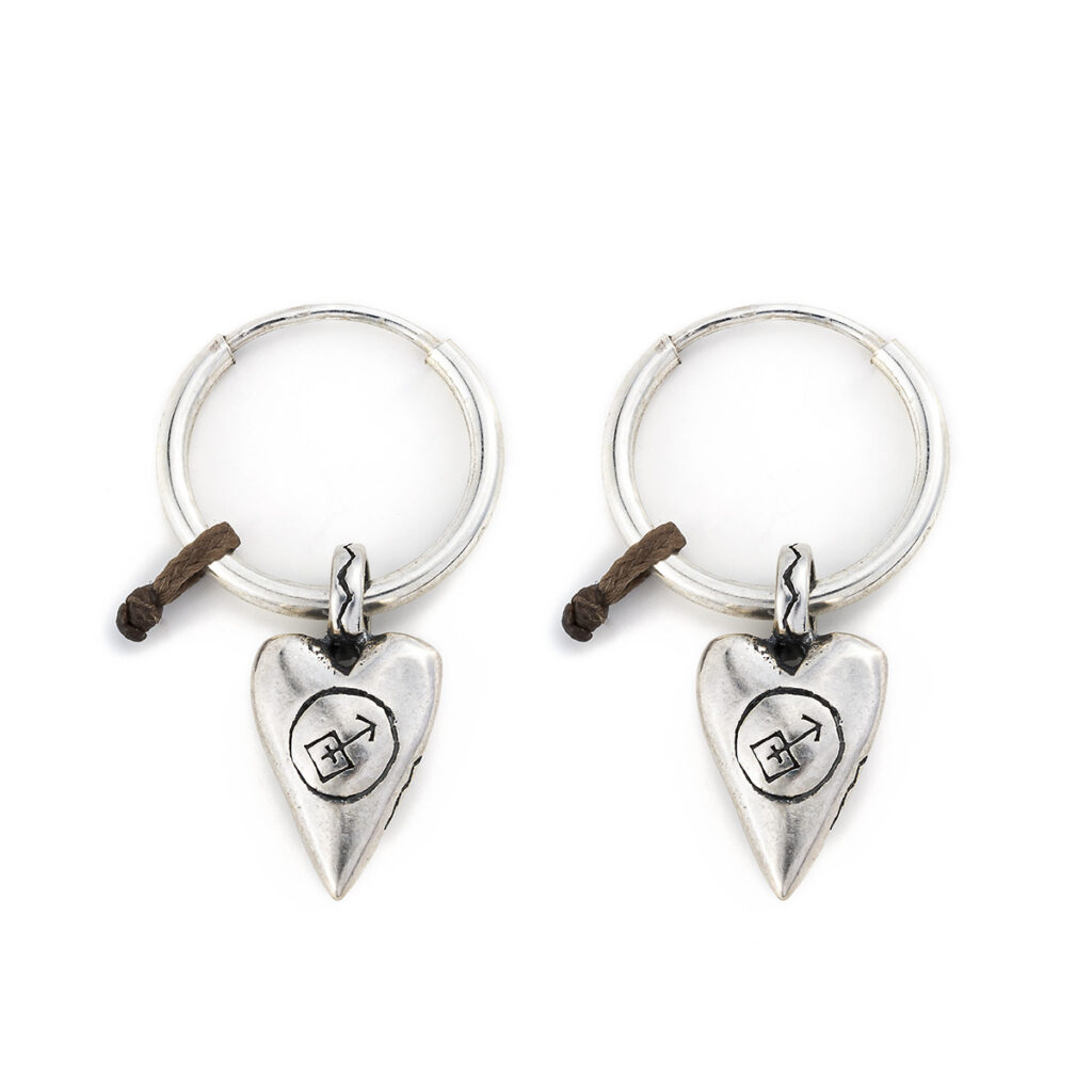 Fantasy & Faith Earrings 935° Sterling Silver