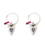 Peace & Trust Earrings 935° Sterling Silver