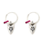 Peace & Trust Earrings 935° Sterling Silver - Image 2