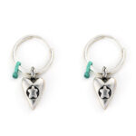 Hope & Peace Earrings 935° Sterling Silver