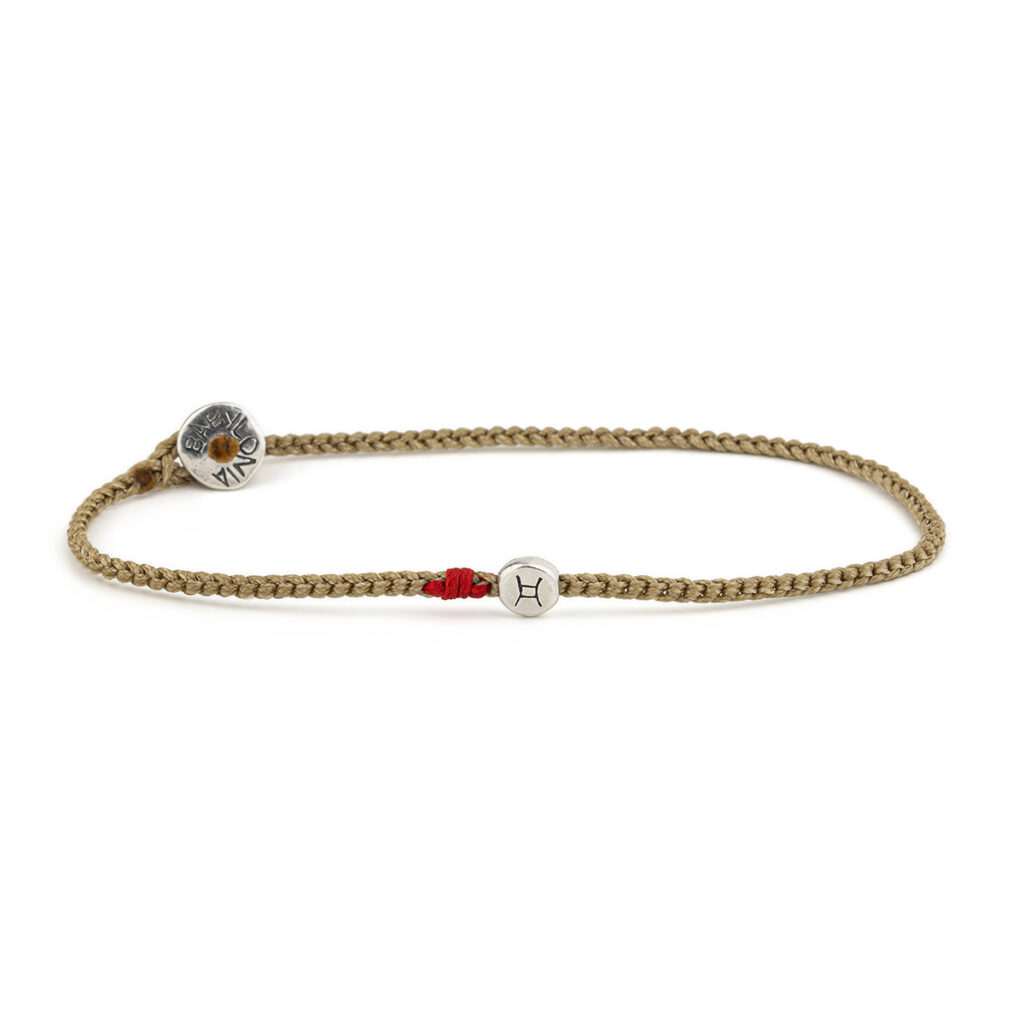 Circle Gemini Bracelet 935° Sterling Silver - 14 Colors