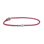 Circle Cancer Bracelet 935° Sterling Silver - 14 Colors - Image 3